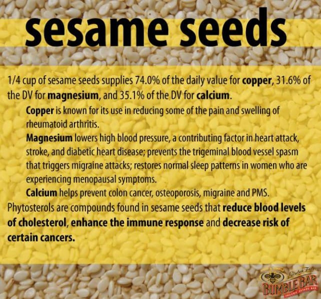  Sesame Seeds, Sesame Seeds, BumbleBars,  Energy Bars, Energy Bars, Vegan, Vegetarian, Gluten Free