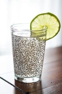 Chia Seeds and Water, Chia Water, Water, Chia Seeds, BumbleBar