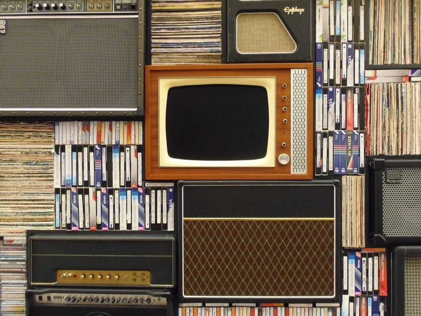 Old TV, Records, BumbleBar