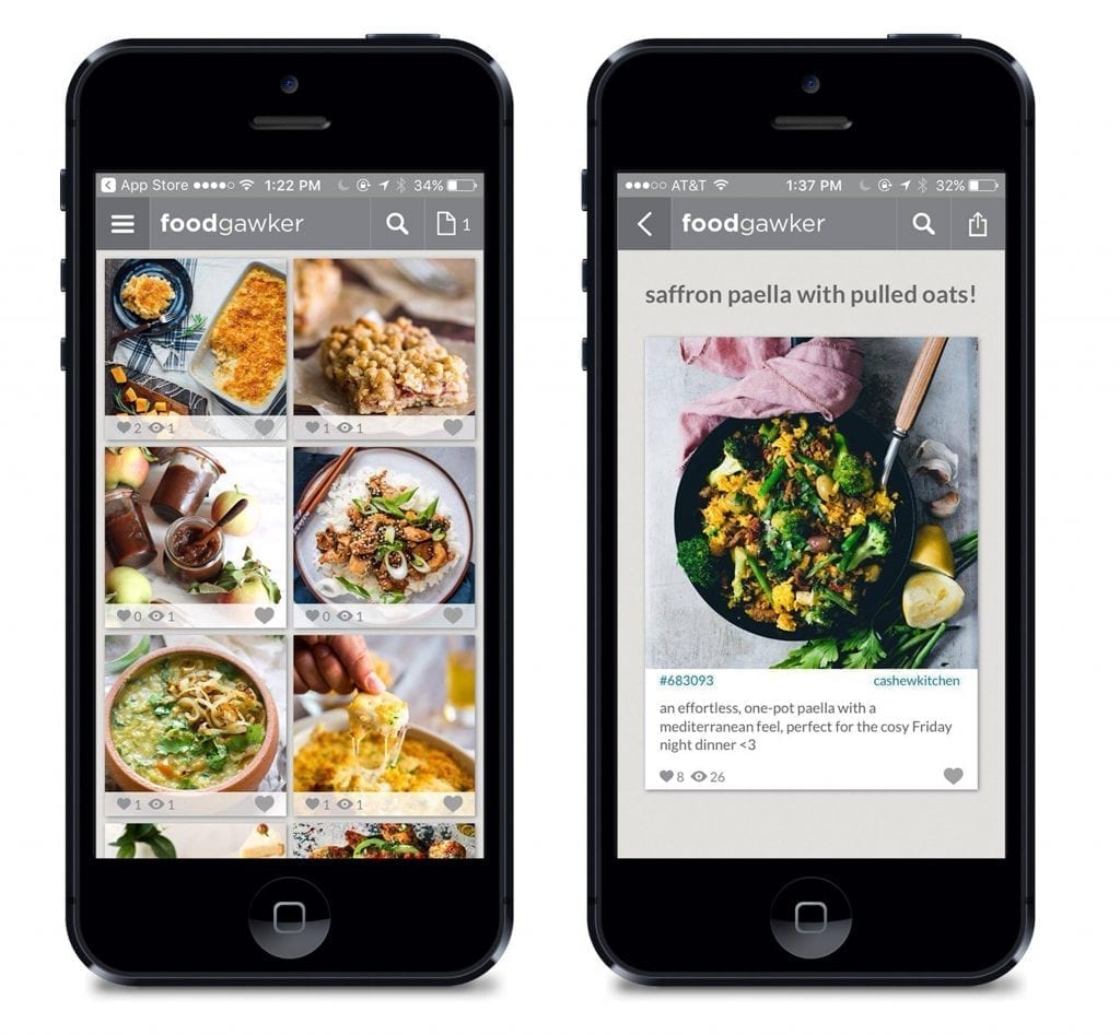 foodgawker, Food Gawker, Food, Recipes, BumbleBar, iPhone