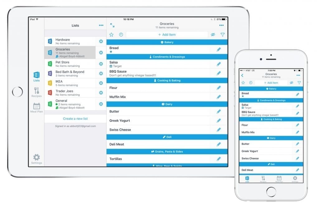 Any Lis, iPad, iPhone, Lists, BumbleBar, 5 Apps We Love, Apps