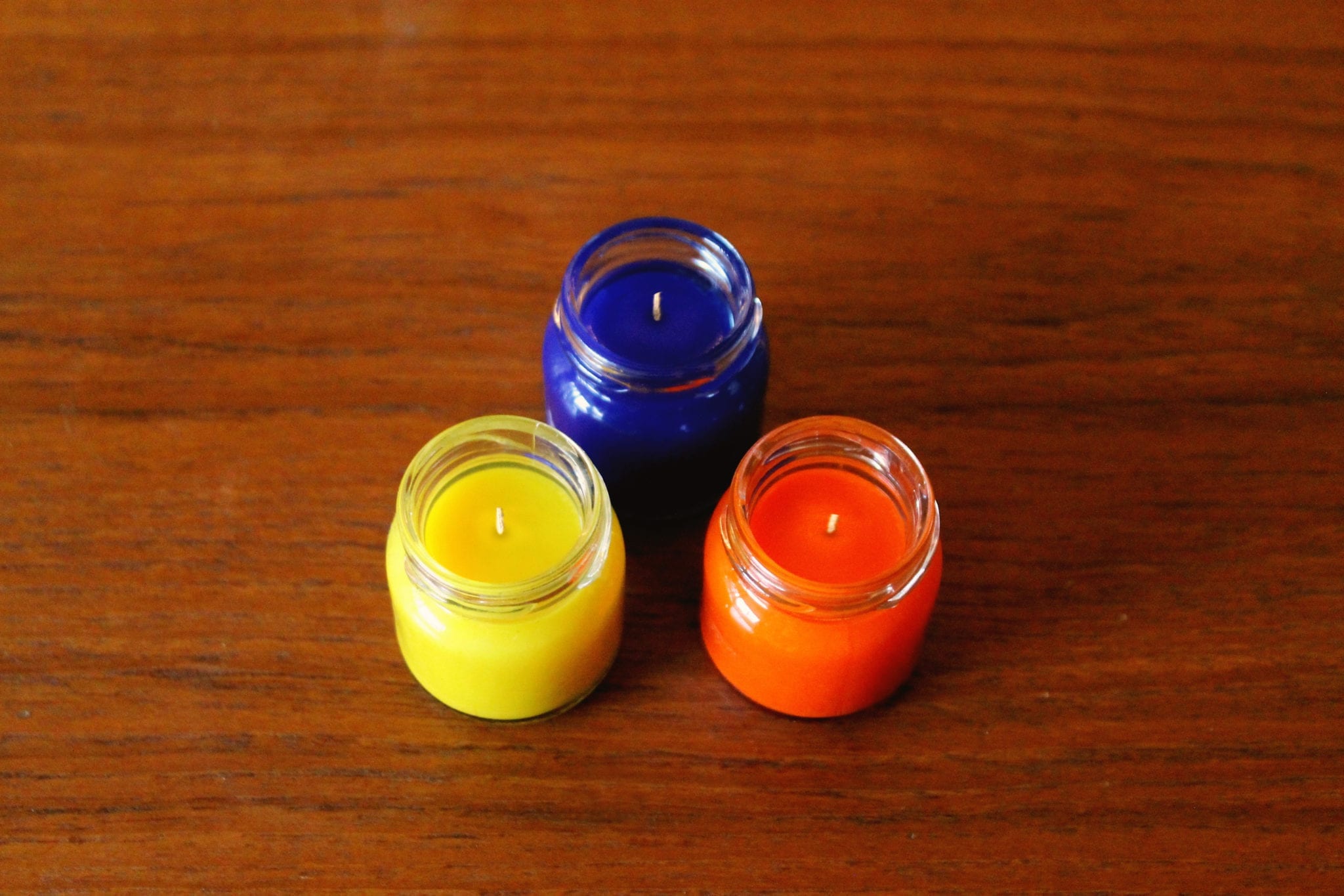 Candles, Chopsticks, Mini Candles, Jars, DIY, Mini Jars, Crayons, Fall Crafts, Fall, Wax, Wicks, BumbleBar