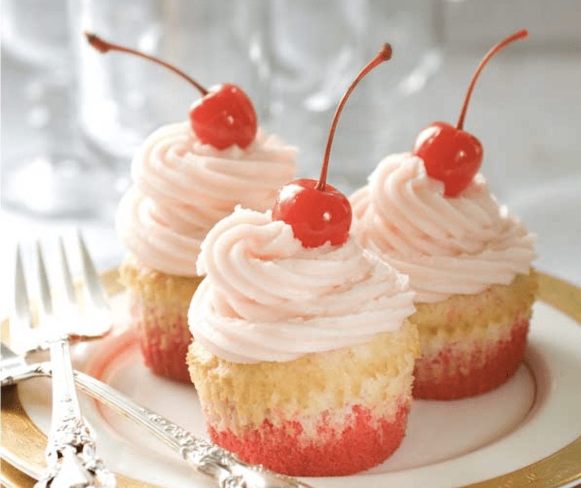 Valentine's Day, Cupcakes, Gluten Free, Gluten-Free, BumbleBar, Desserts, Shirley Temple