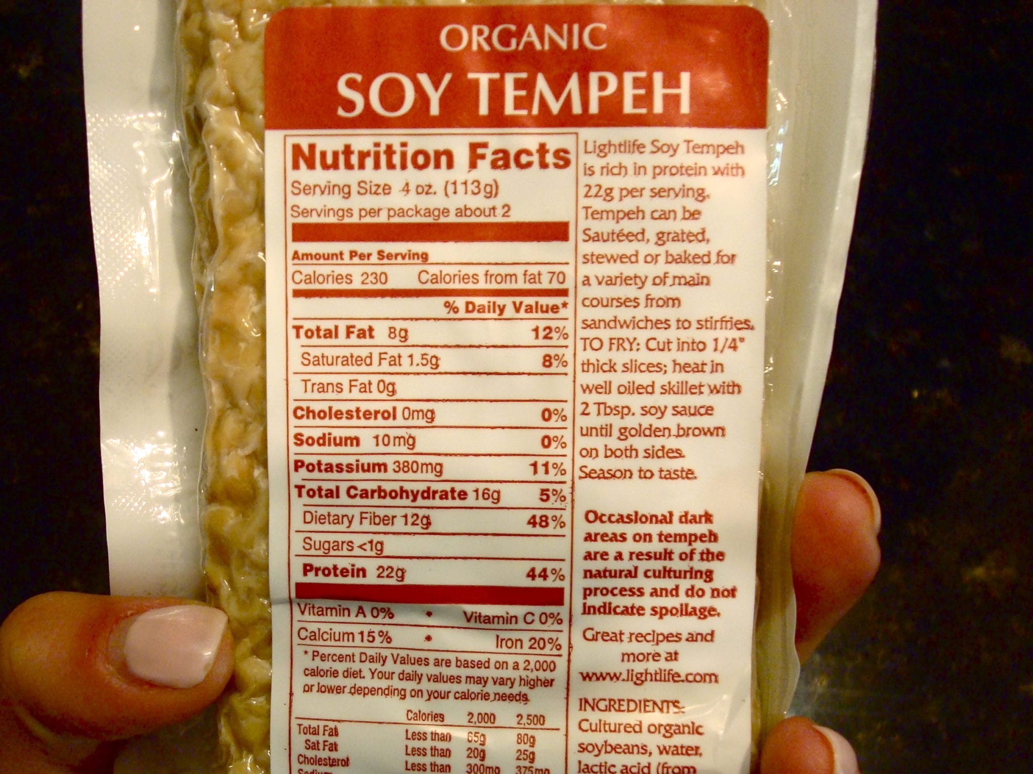 Tempeh contraindicaciones