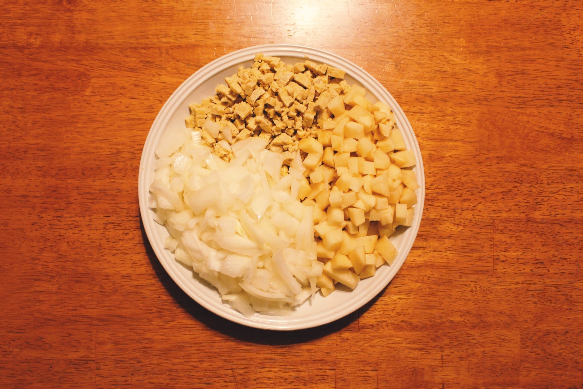 Tempeh, BumbleBar, Cauliflower and Tempeh Curry, Curry, Vegan, Vegetarian, Spokane, Washington, Non-GMO, Gluten Free,  Kosher, Cashews, Potatoes, Onions